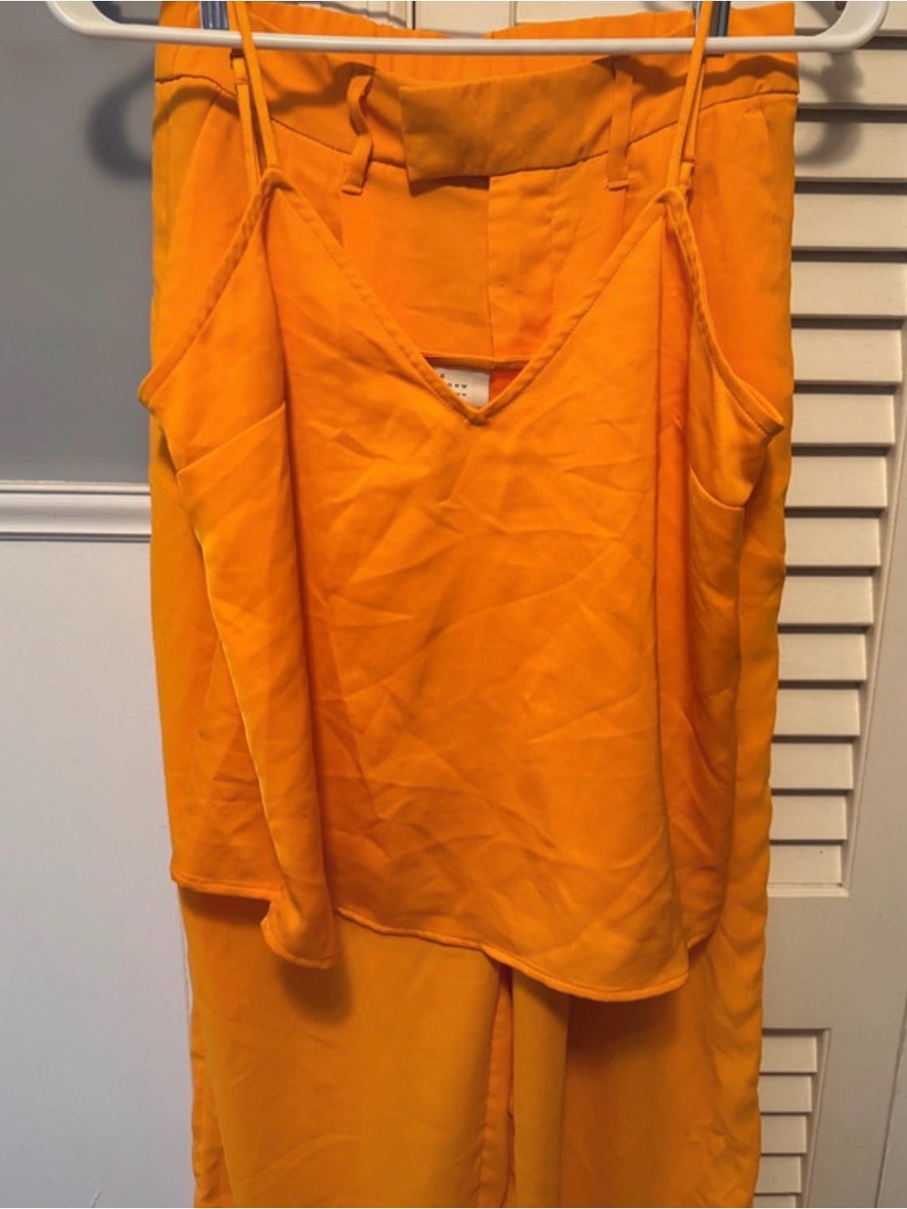 a new day Orange V-Neck Spaghetti Strap Camisole